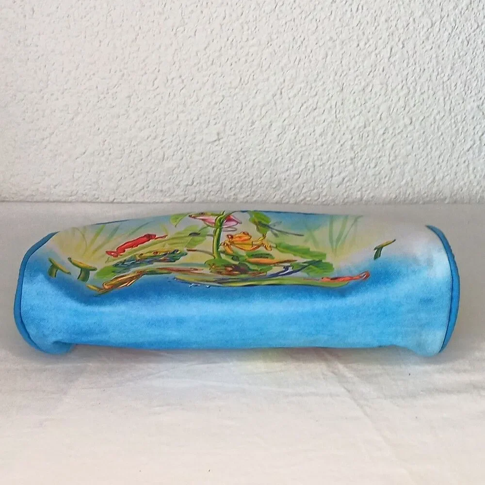 Vintage Salamander 1996 Cosmetic Accessory Makeup Bag Set Travel Frogs